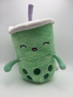 Kellytoy Green Bubble Tea Boba Tea Plush Stuffy 9in (SKU: 671TO)